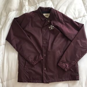 Vans Burgundy Coach Jacket